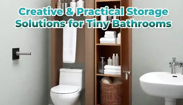 Creative Storage Solutions for Tiny Bathrooms
