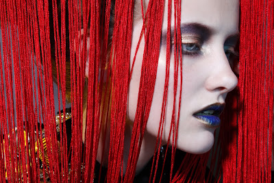 blue lipstick, gold lipstick, ombre lips, vamp beauty, gothic beauty, beauty photographer nyc