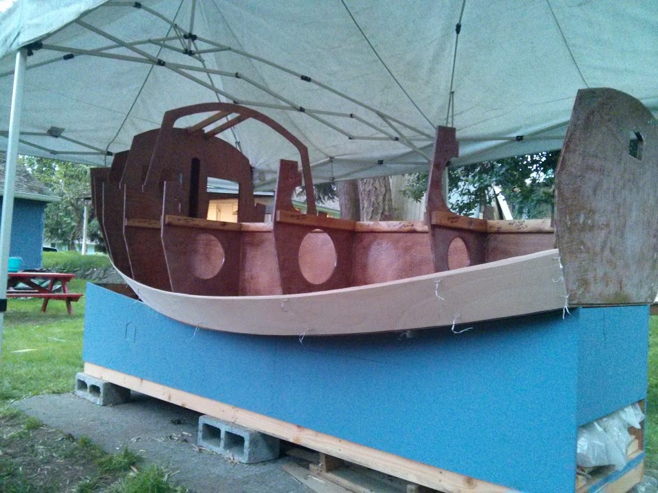 Building a Scamp Sailboat: April 2013
