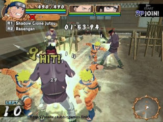 LINK DOWNLOAD Naruto Uzumaki Chronicles 2 GAMES PS2 FOR PC CLUBBIT