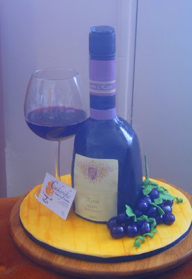 Wine Bottle Cakes