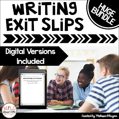 Writing Exit Slips