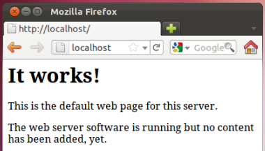 Cara Installasi Apache 2 di Ubuntu 11.10