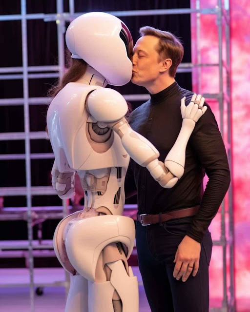 إيلون ماسك يقع في حب الروبوت كاتنيلا