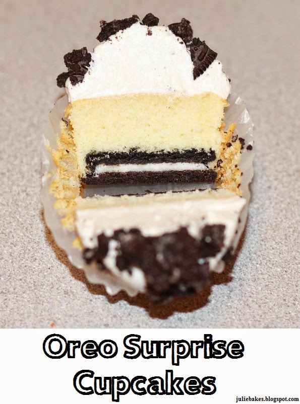 Oreo Surprise Cupcakes