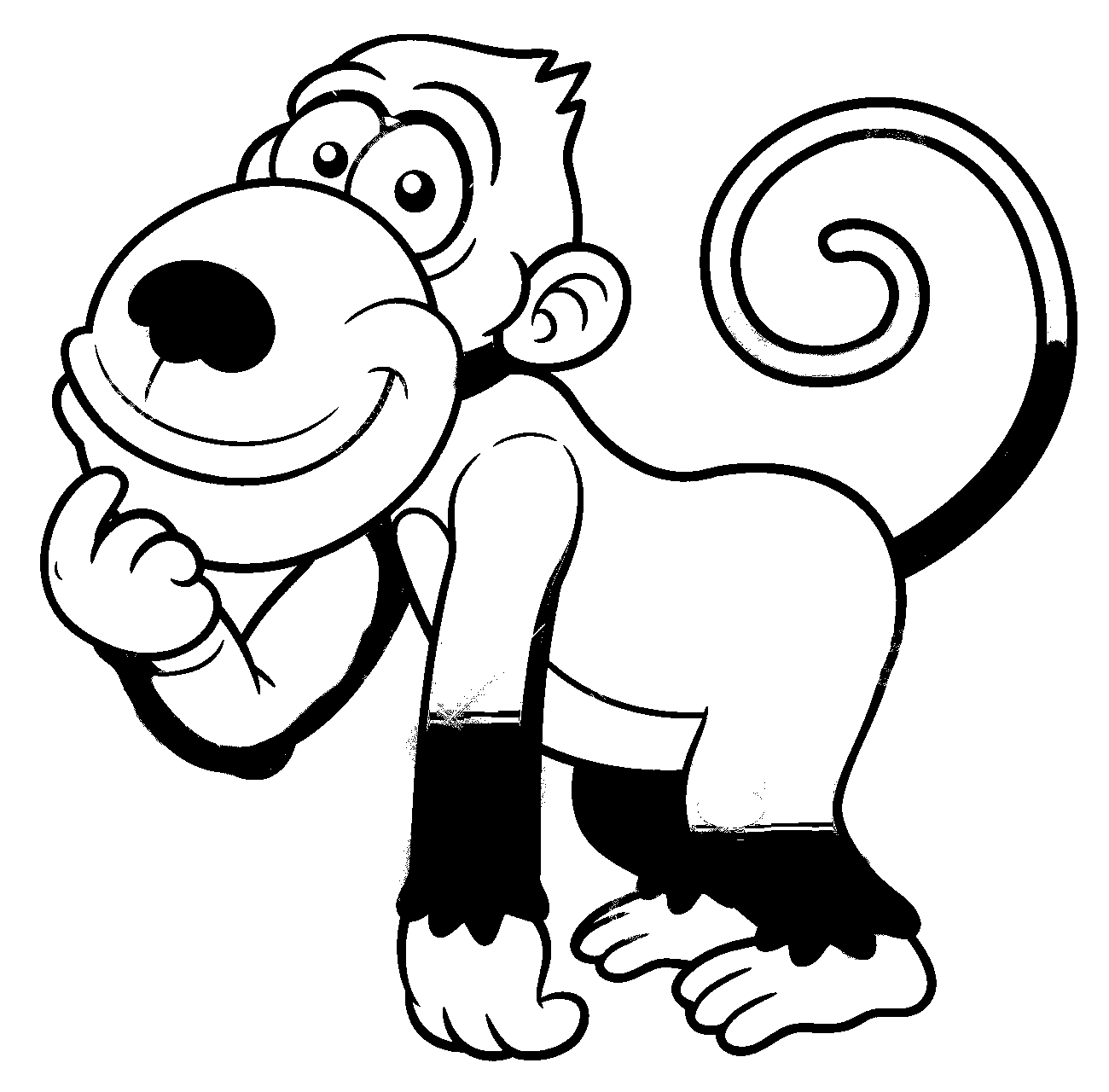 63 Gambar Animasi Monyet Keren Terlihat Keren Infobaru