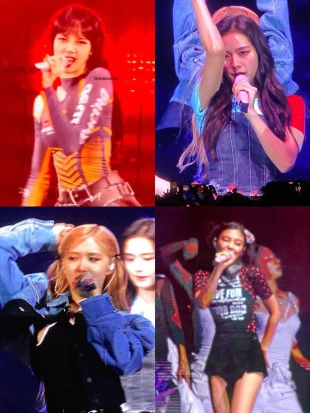 Jisoo Rosé Jisoo y Lisa deslumbran con sus elegantes looks en el concierto de BLACKPINK en Taiwán