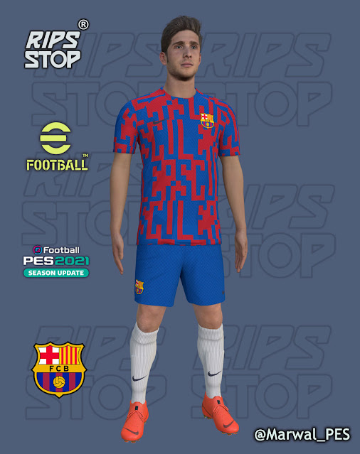 FC Barcelona 22-23 Pre-Match Kits For eFootball PES 2021