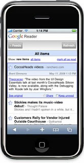 Google Reader iPhone Edition