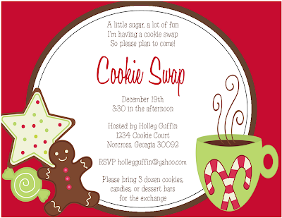 Cookie Swap Party Invitations Templates 6