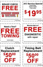 Oil Change Coupons