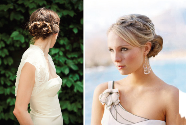 Up Wedding Hair Style with Braids