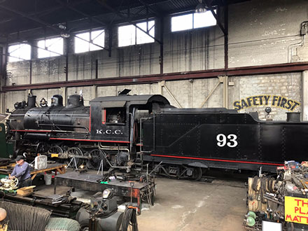 Enjoying the old trains at the Railway Museum in Ely, NV (Source: Palmia Observatory)