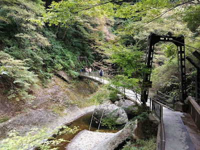袋田の滝 吊り橋