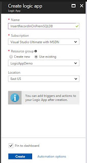 create logic app