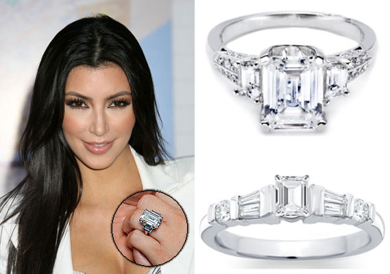 Kim Kardashian Engagement Ring