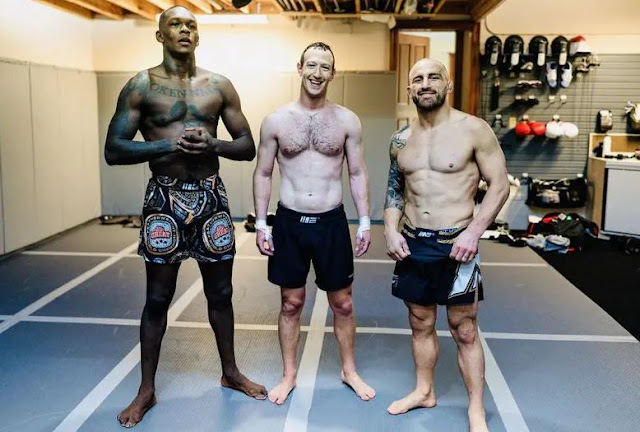 Mark Zuckerberg Trains With UFC Champions, Adesanya, Alexander