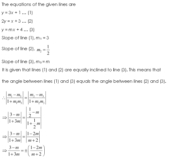 Solutions Class 11 Maths Chapter-10 (Straight Lines)Miscellaneous Exercise