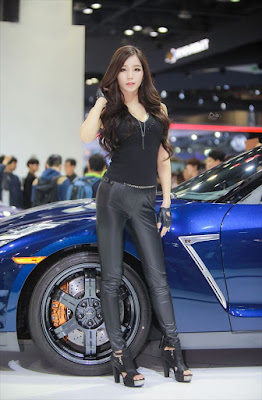 Lee Ji Min at Seoul Motor Show 2015 - koreanhdgirls.blogspot.com