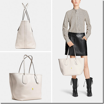 COACH X Peanuts coach taxi tote 28 - USD 375 - silver chalk 02