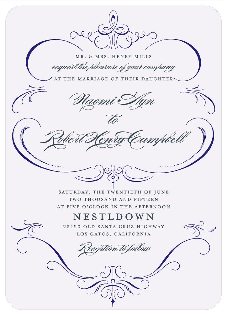 Formal Wedding Invitations: 六月 2013
