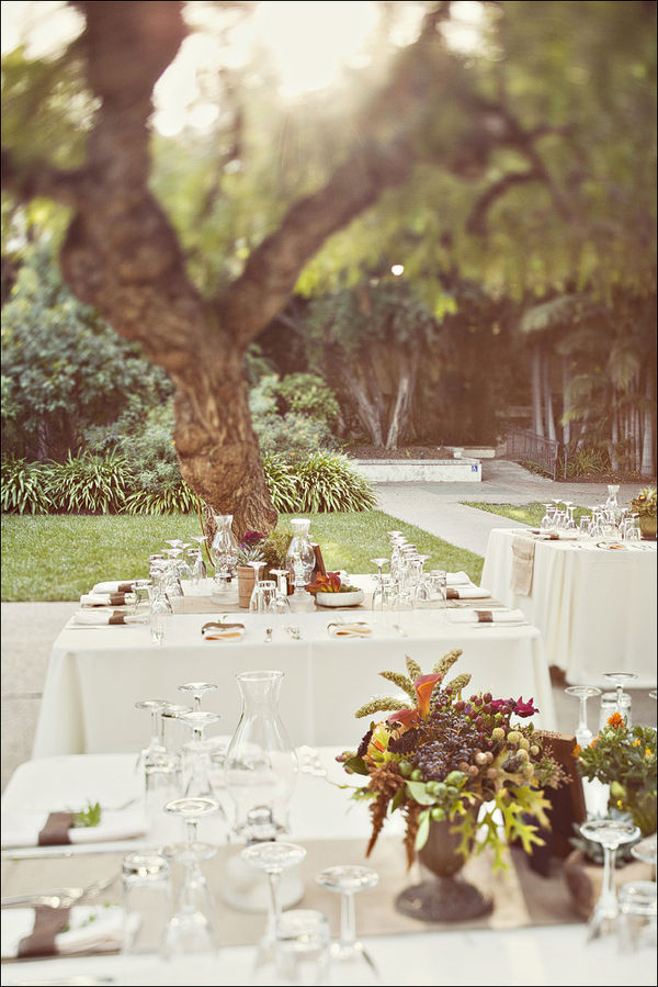 A simple mesh ribbon with a sprig of foliage and peppercorns Yum