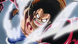 ワンピースアニメ ドレスローザ編 726話 ルフィ ギア4 バウンドマン かっこいい Luffy Gear 4 Bound man | ONE PIECE Episode 726