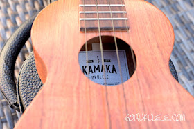 Kamaka HF-1 Standard Ukulele sound hole