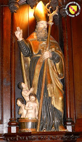 Saint-Nicolas (XVIIIe siècle) - Statue en bois polychrome -Basilique d’Épinal (88)