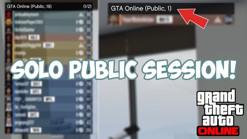 Cara Bermain GTA Online Di Public Lobby Sendiri