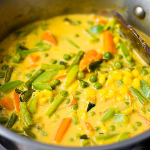 Mix Veg Moilee - Portuguese Recipe with Indian Twist