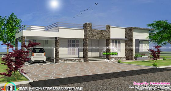  20  lakhs  house  in 1400 sq ft Kerala home  design and 