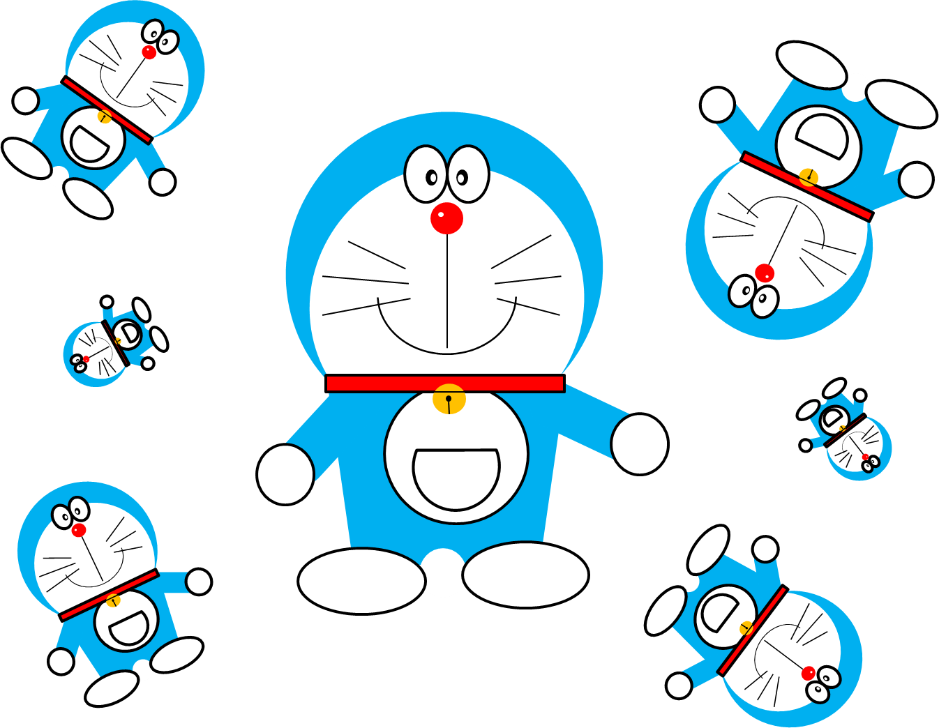 Animasi Powerpoint Bergerak Doraemon