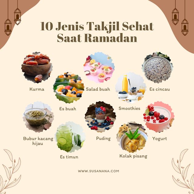 10 jenis takjil sehat saat ramadan