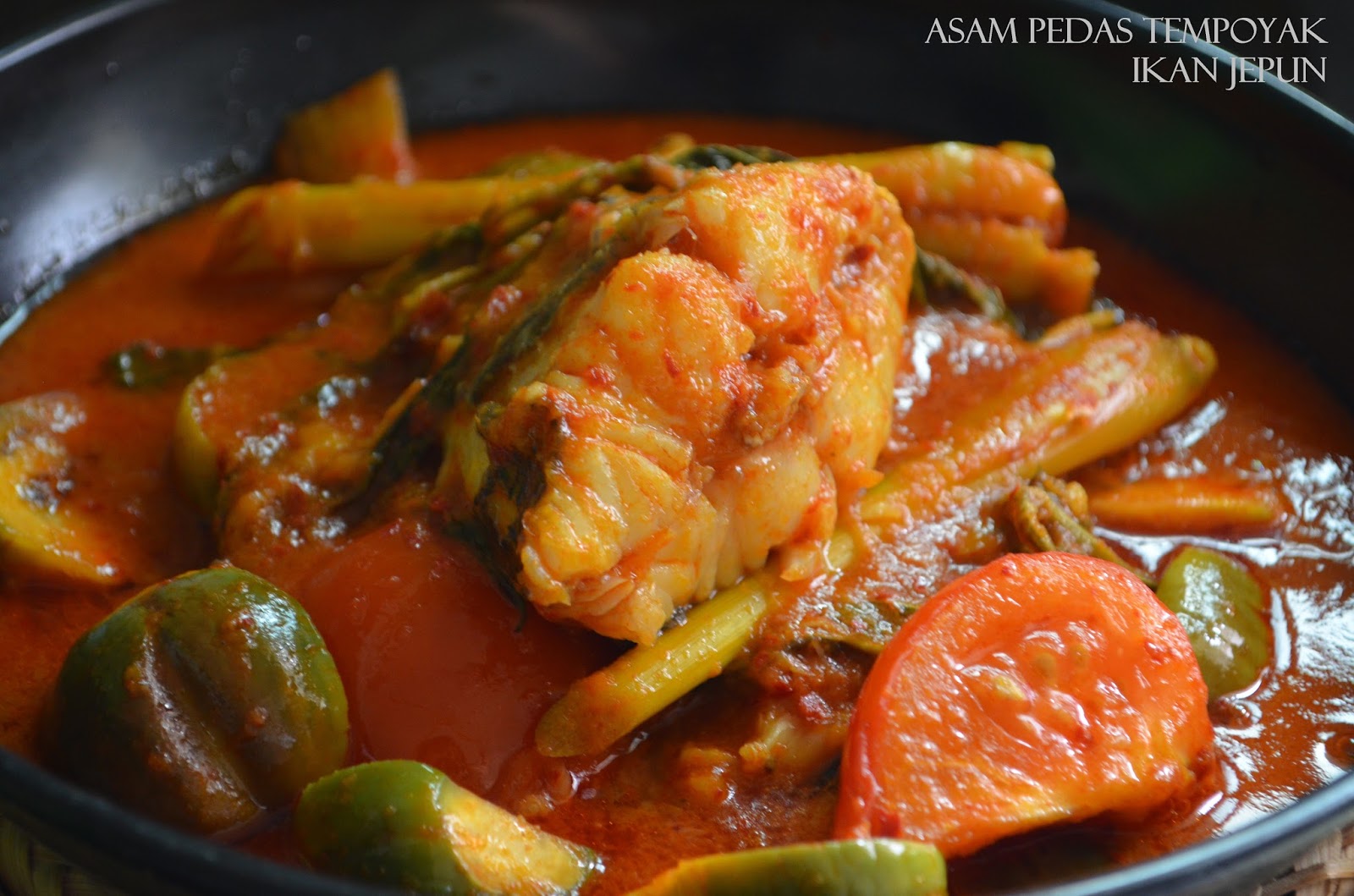 AMIE'S LITTLE KITCHEN: Asam Pedas Tempoyak Ikan Jepun