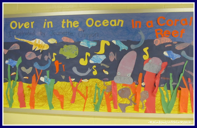 photo of: Bulletin Board: "Over in the Ocean in a Coral Reef" (from Bulletin Board RoundUP via RainbowsWithinReach) 