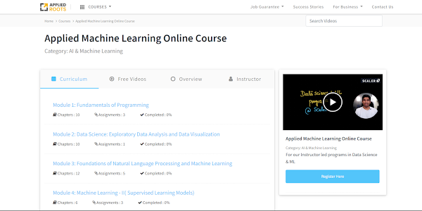 Download AppliedAI Machine Learning Online Course For Free Mega