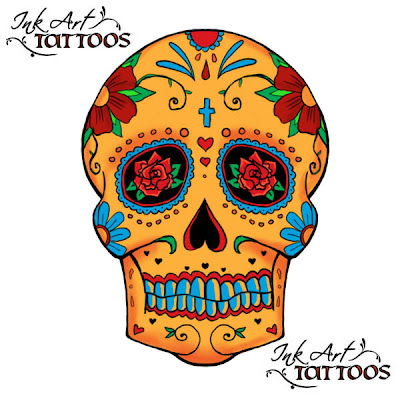 Site Blogspot  Latin Quotes Tattoos on Mexican Skull Tattoo