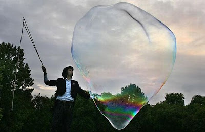 giant soap bubbles