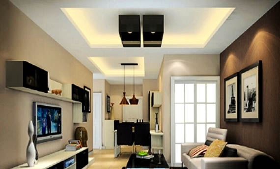 30 Model Plafon  Ruang Tamu Sederhana  untuk Rumah  