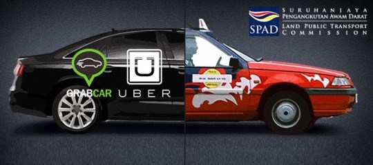Perkhidmatan Grab Car, Uber dan Teksi