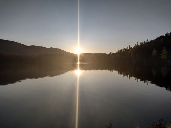 breivannet solnedgang