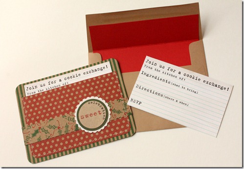 Cookie Exchange Invites