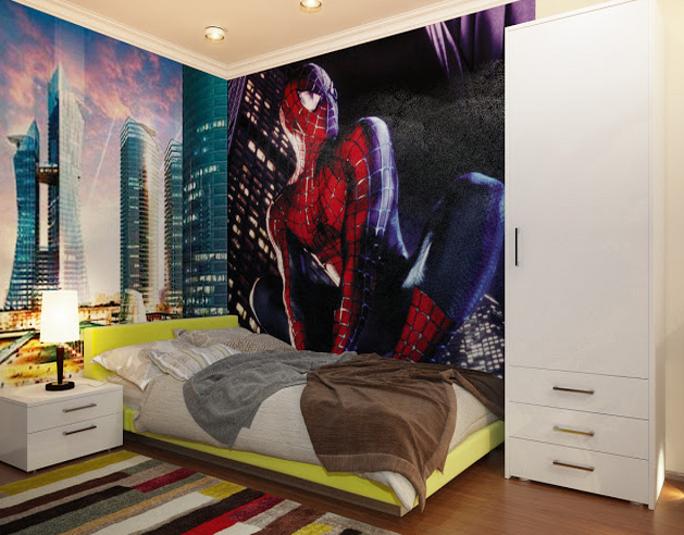 Decorar un Dormitorio Infantil Inspirado en Spiderman by artesydisenos.blogspot.com