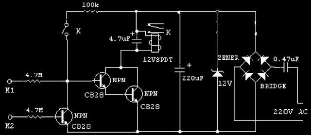 Điều khiển đèn bằng cách sờ tay