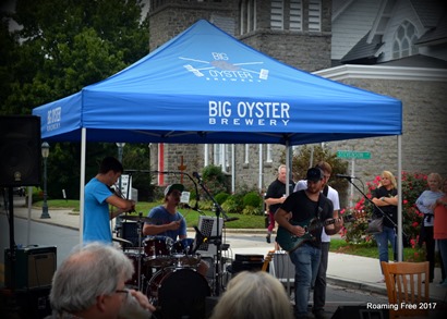 One of the bands at Oktoberfest