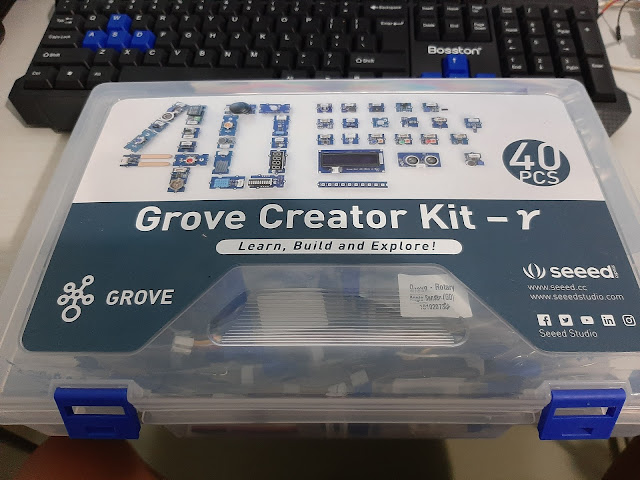 Reference - 01 - MicroPython trên ESP8266 xử lý module sensor Grove : Green LED, Rotary Angle Sensor, Button