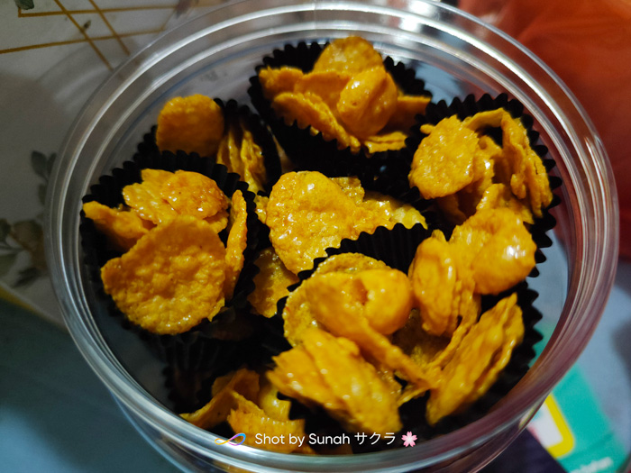 Resepi Biskut Cornflakes Madu Mudah dan Sedap