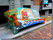 Mosaic bench