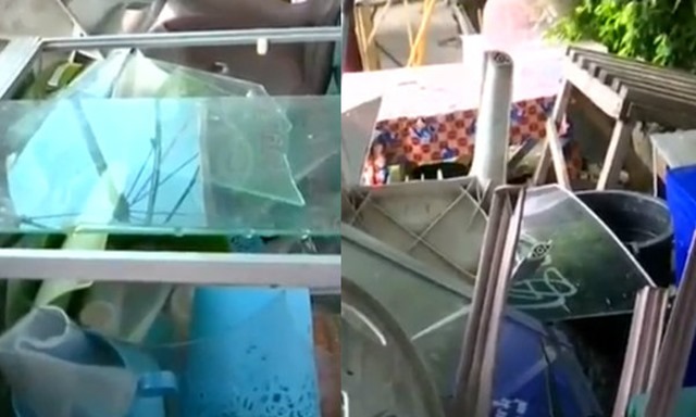เจ้าหนี้เงินกู้ พังร้านส้มตำยับ ติดเงินแค่ 1,000